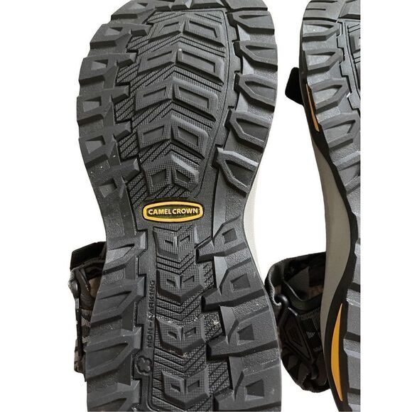 Camel Crown Mens Gray Outdoor Comfort Beach Summer Water Sports Sandals Size 11 - Picture 8 of 9